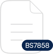 BS7858 icon